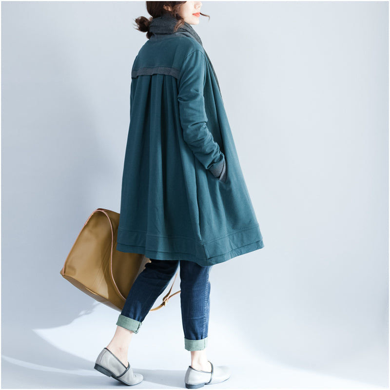 2021 winter wrap cotton coat plus size casual long sleeve cardigans